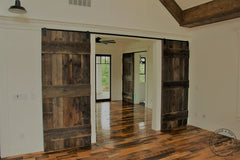 barn wood double barn doors