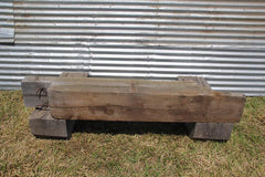 Reclaimed Wood Beam Mantel (A3)