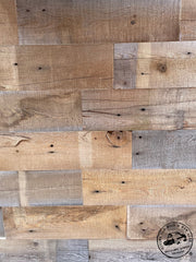 Reclaimed Wood Wall Aged Paneling Planks (Antique Bandsawn Texture)