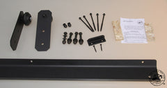 black parts to Barn Door Hardware