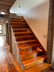 reclaimed fir staircase treads and risers