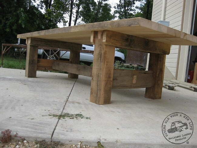 oversized trestle table