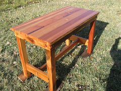 reclaimed wood table