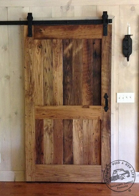 reclaimed chestnut sliding barn door