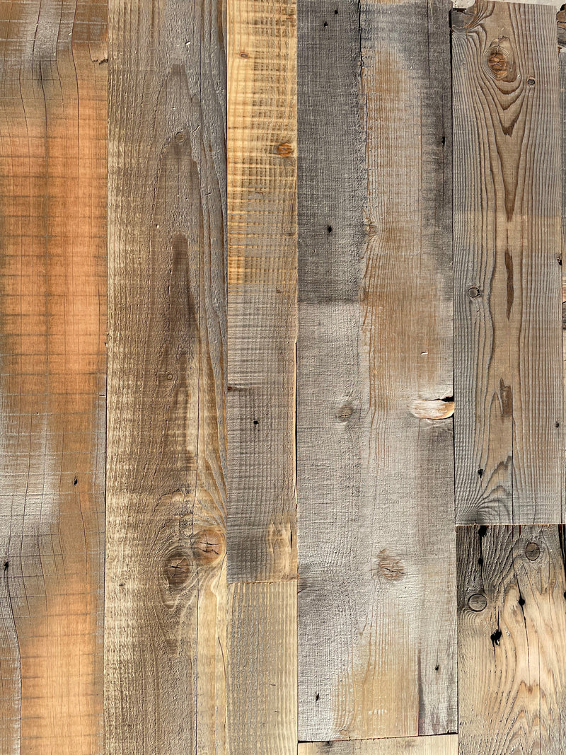 mixed softwoods reclaimed planks
