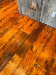 Reclaimed fir wood flooring