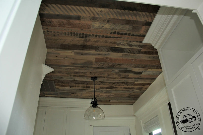 Ceiling industrial Barn Wood Blend