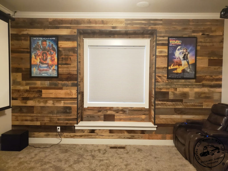 entertainment room accent wall panels