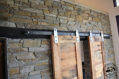Barn Door Hardware with double doors