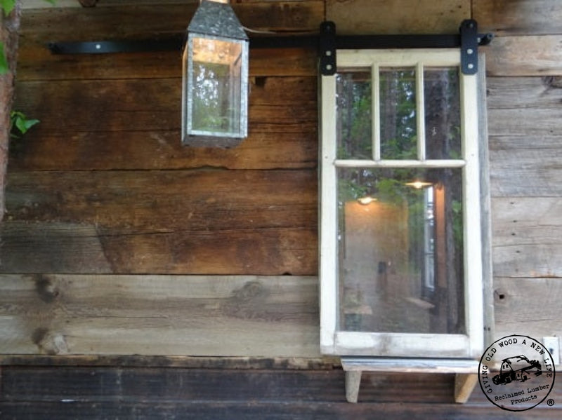 Barn Door Hardware - vintage window