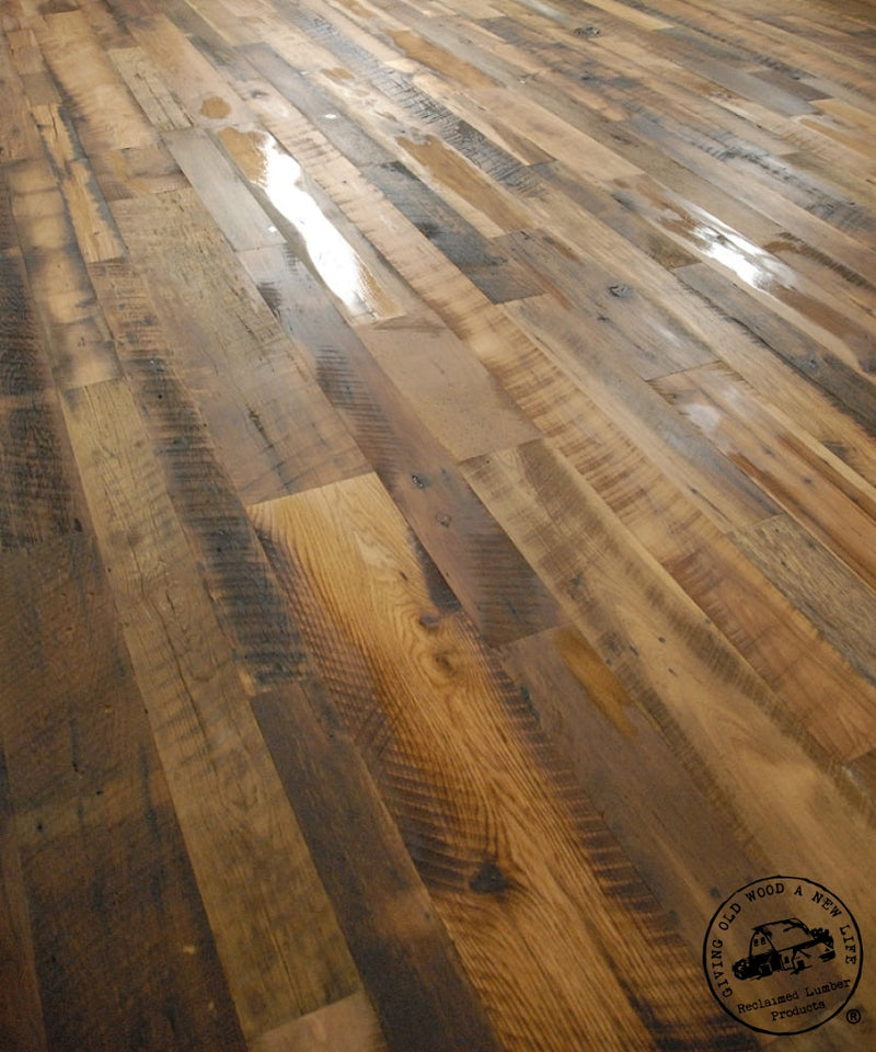 Mixed Hardwoods Blend in reclaimed engineered flooring