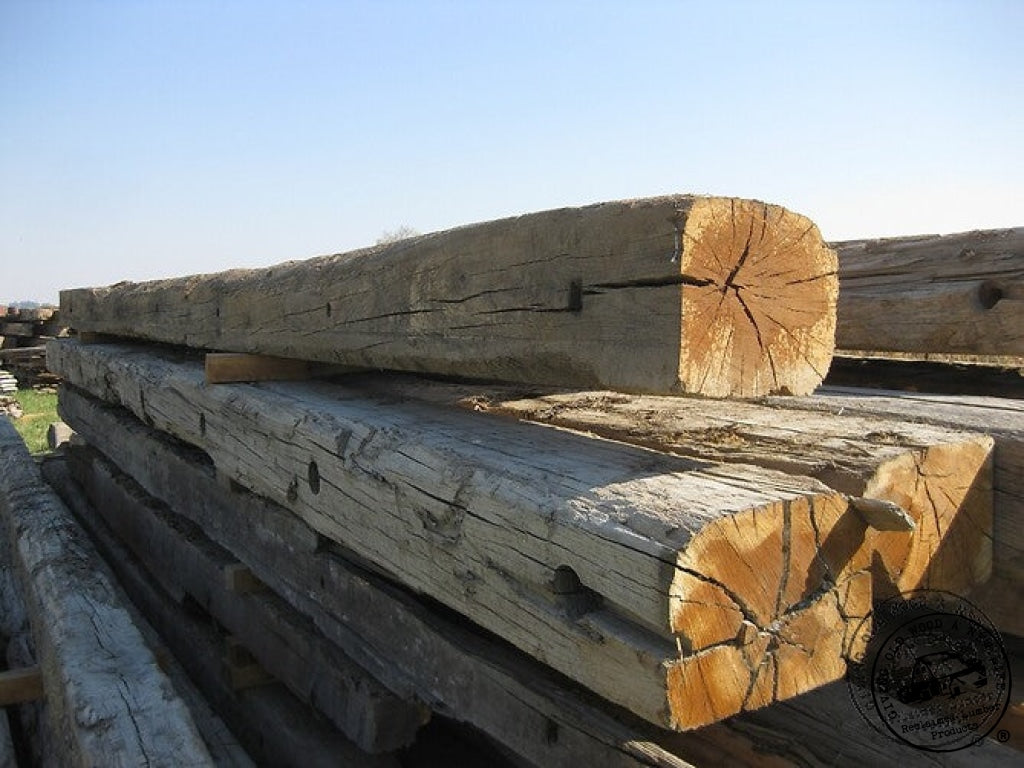 Premium White Oak Beams | 20-33 ft Length | Reclaimed Lumber Products