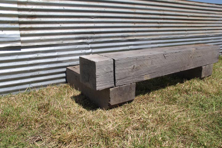 Large Reclaimed Wood Beam Mantel (A1)