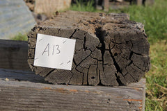 Reclaimed Wood hewn Beam Mantel (A13)