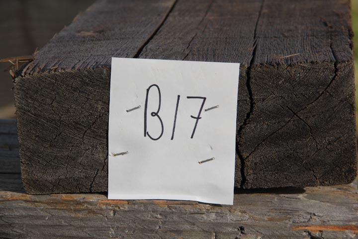 Reclaimed Wood Beam Mantel (B17)