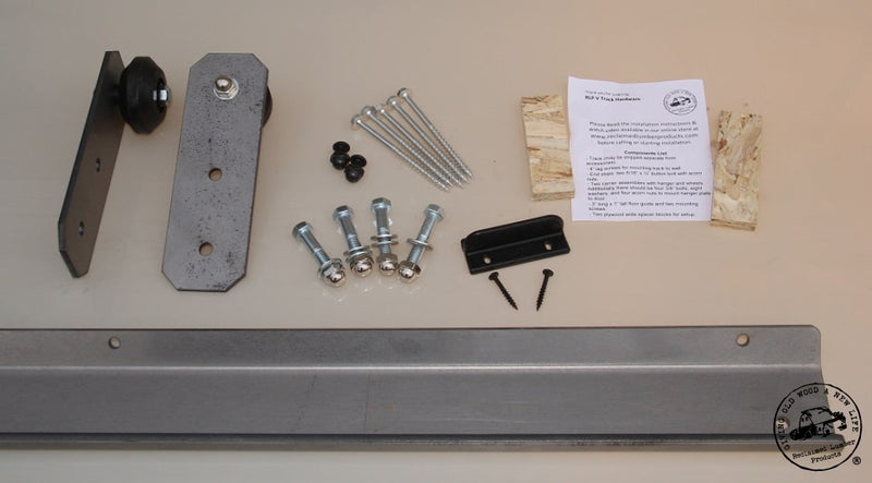 components Heavy Duty V-Track Barn Door Hardware